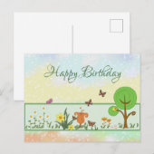 Papierfrühling Postkarte Briefkaart (Voorkant / Achterkant)