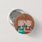 PapierFruit Best Friends Button (Voorkant /achterkant)
