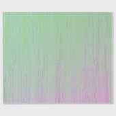 PapierGROENEN EN PINK FADED STRIPES Cadeaupapier (Vlak)