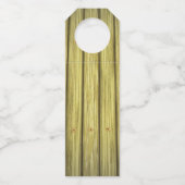 Papierhandgeschreven script, bijtend flessenhanger (Achterkant)