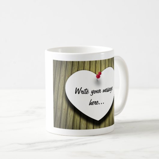 Papierhandgeschreven script, bijtend koffiemok (Voorkant rechts)