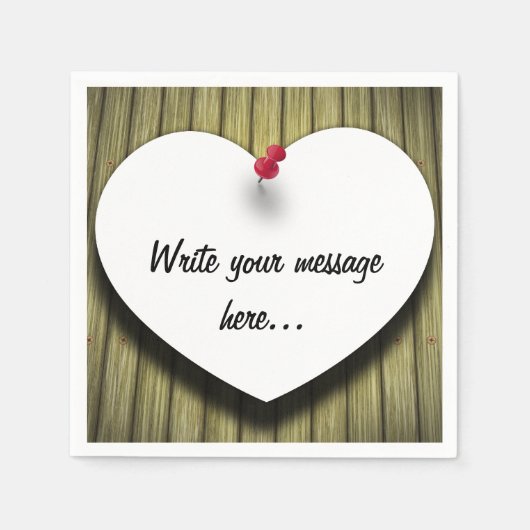 Papierhandgeschreven script, bijtend servetten (Voorkant)