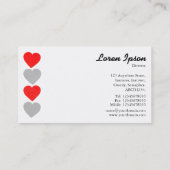 Papierhart Visitekaartje (Achterkant)