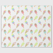 Papierijs pakken cadeaupapier (Vlak)