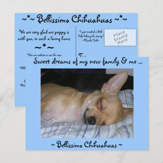 Papierkaart Briefkaart (Voorkant / Achterkant)