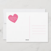 Papierkaart voor Valentijnsdag Feestdagenkaart (Achterkant)