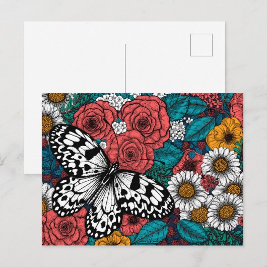 Papierkiettuin Briefkaart (Voorkant / Achterkant)