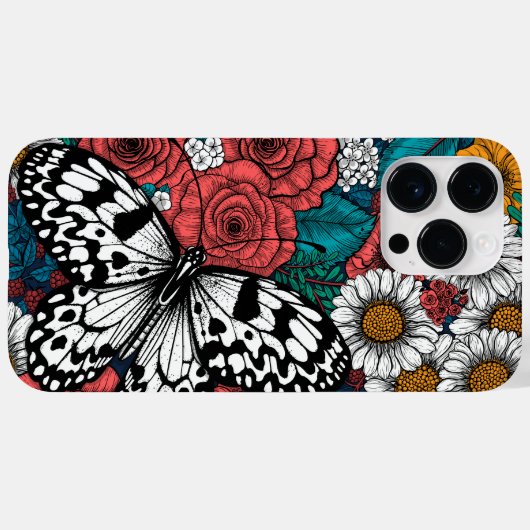 Papierkiettuin Case-Mate iPhone Case (Achterkant (horizontaal))
