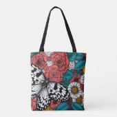 Papierkiettuin Tote Bag (Achterkant)