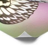 Papierkite in groen en paars poster (Hoek)