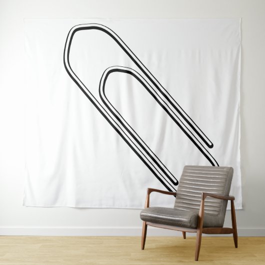 Papierklemmen Wandkleed (In Situ (horizontaal))