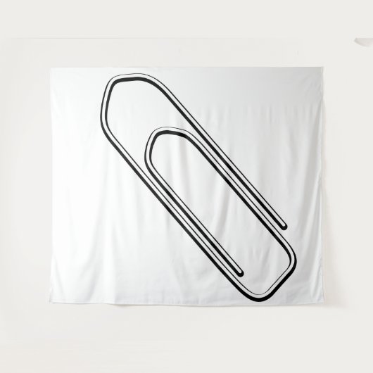 Papierklemmen Wandkleed (Voorkant (horizontaal))