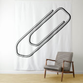 Papierklemmen Wandkleed (In situ)