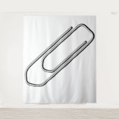 Papierklemmen Wandkleed (Voorkant)