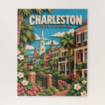 Papierknip Charleston South Carolina Puzzel
