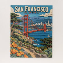 Papierknip San Francisco Golden Gate Puzzel