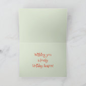 Papierknuffel - kerst met korte sociale afstanden feestdagen kaart (Binnen)