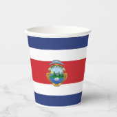 Papierkop Costa Rica Papieren Bekers (Voorkant)