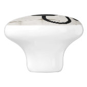 Papierkop Keramische Knop (Zijkant)