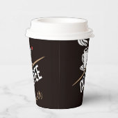 Papierkop Papieren Bekers (Rechts)