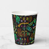 Papierkop Papieren Bekers (Rechts)