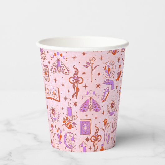 Papierkop Papieren Bekers (Achterkant)