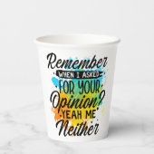 Papierkop Papieren Bekers (Achterkant)