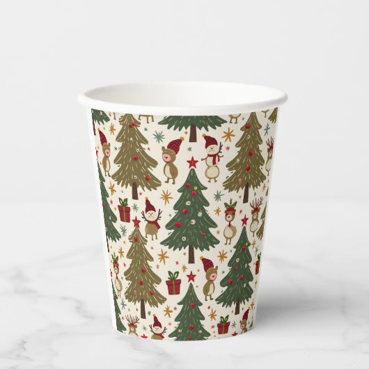 Papierkop Papieren Bekers (Voorkant)