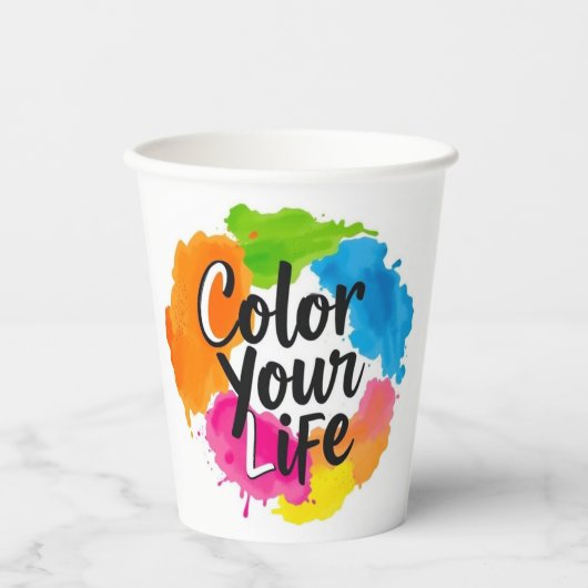 Papierkop Papieren Bekers (Voorkant)