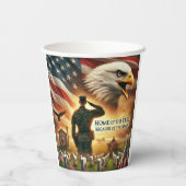 Papierkop Papieren Bekers (Achterkant)