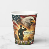 Papierkop Papieren Bekers (Voorkant)