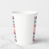 Papierkop Papieren Bekers (Rechts)