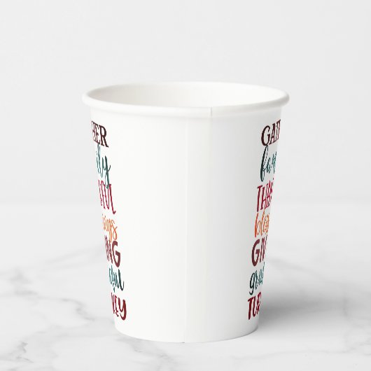 Papierkop Papieren Bekers (Rechts)