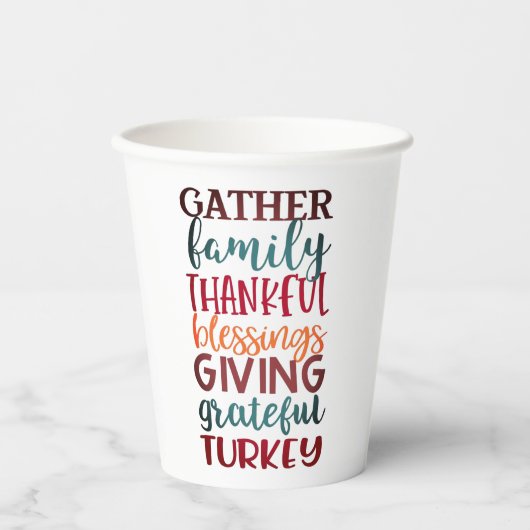 Papierkop Papieren Bekers (Voorkant)