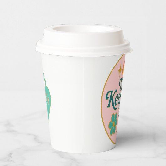 Papierkop Papieren Bekers (Rechts)