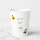 Papierkop Papieren Bekers (Achterkant)