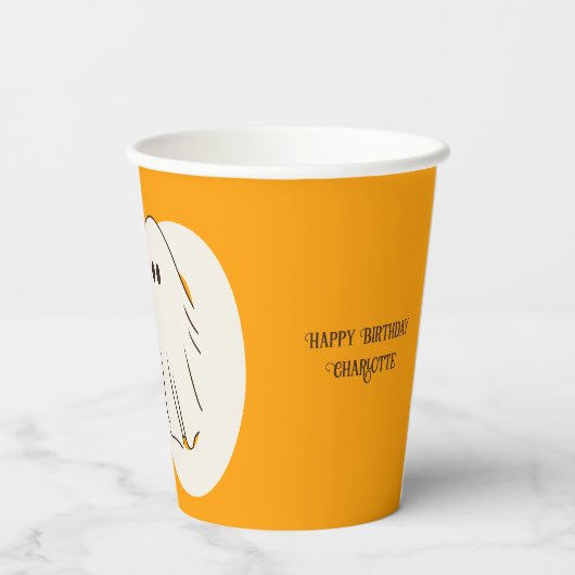 Papierkop Papieren Bekers (Achterkant)