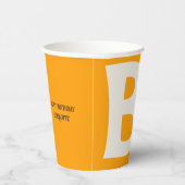 Papierkop Papieren Bekers (Rechts)