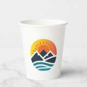 Papierkop Papieren Bekers (Voorkant)