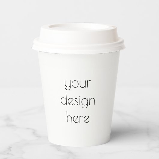 Papierkop Papieren Bekers (Voorkant)