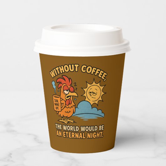 Papierkop Papieren Bekers (Voorkant)