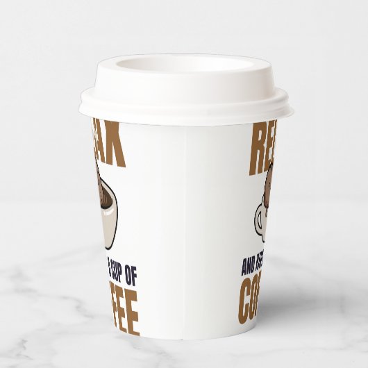 Papierkop Papieren Bekers (Rechts)