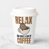 Papierkop Papieren Bekers (Voorkant)