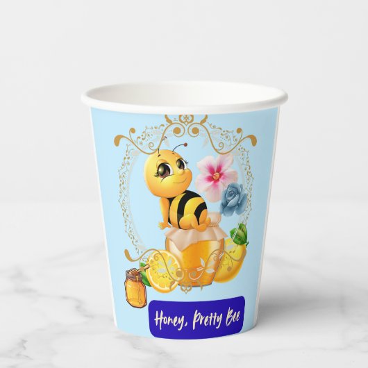 Papierkop Papieren Bekers (Achterkant)