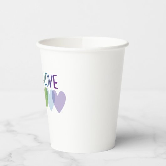 Papierkop Papieren Bekers (Links)