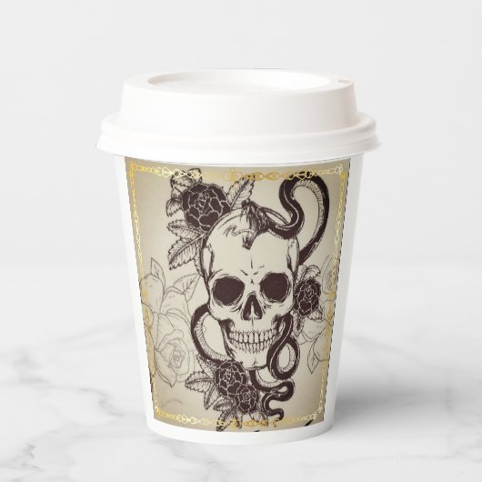 Papierkop Papieren Bekers (Voorkant)