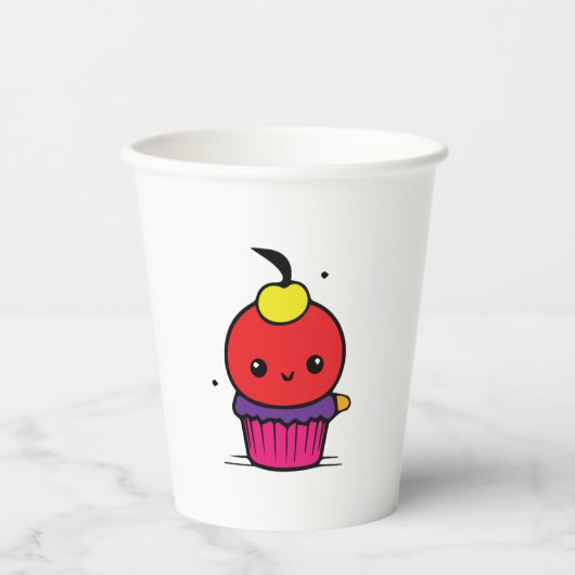 Papierkop Papieren Bekers (Voorkant)