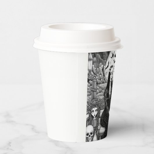 Papierkop Papieren Bekers (Rechts)