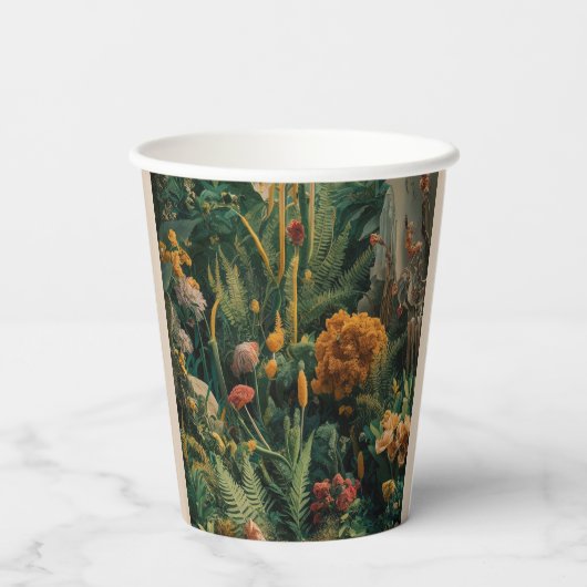 Papierkop Papieren Bekers (Achterkant)