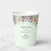 Papierkop Papieren Bekers (Achterkant)